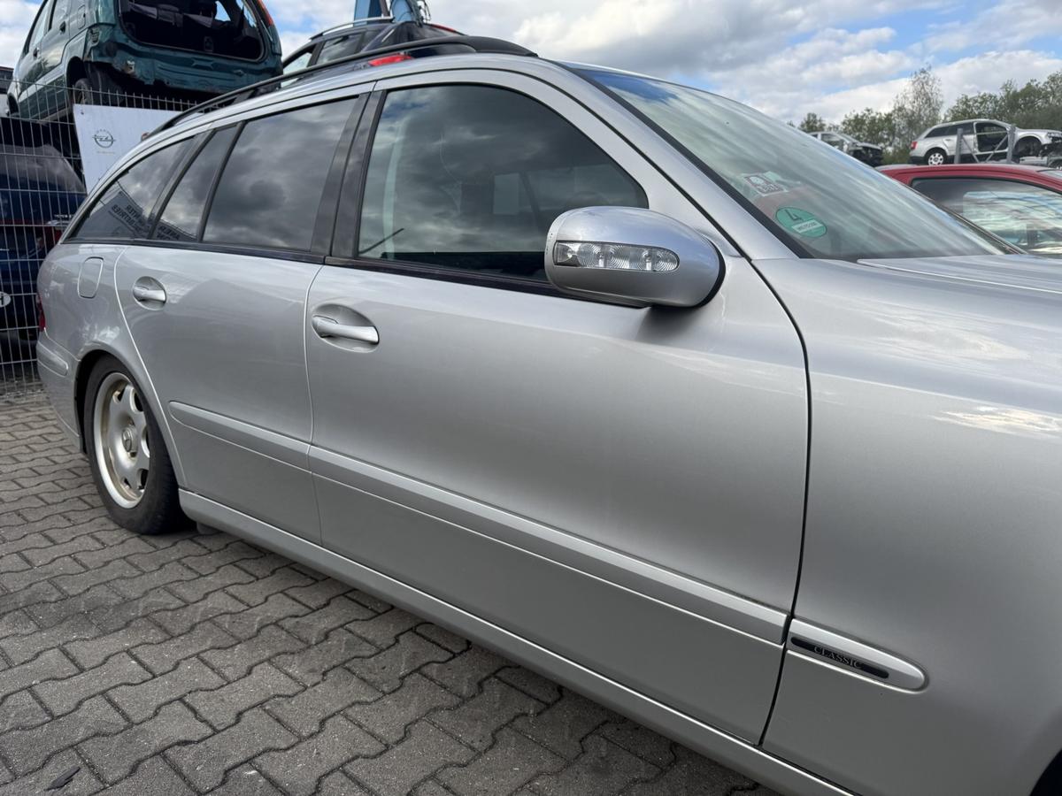 Mercedes E Klasse W211 S211 original T&uuml;r vorn rechts 744 Brillantsilber Rohbau Bj.2005
